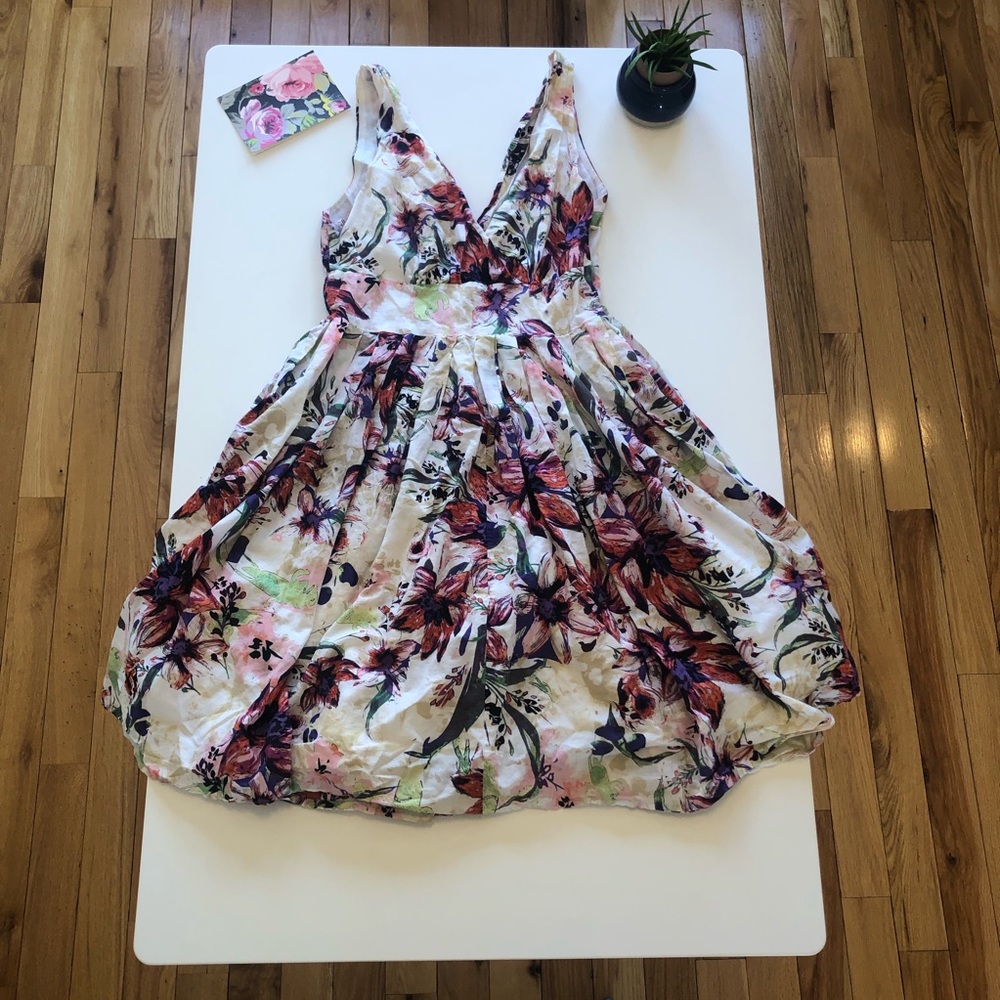 Vintage floral dress